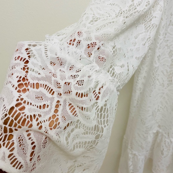 Resort White Lace Swim Lilly Pulitzer Payton Cover-up Dress SIZE XL - Picture 3 of 5